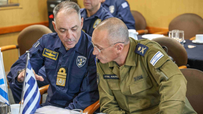 התרגיל המשותף של חיל הים הישראלי והיווני