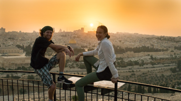 תצפית בהר הזיתים בירושלים