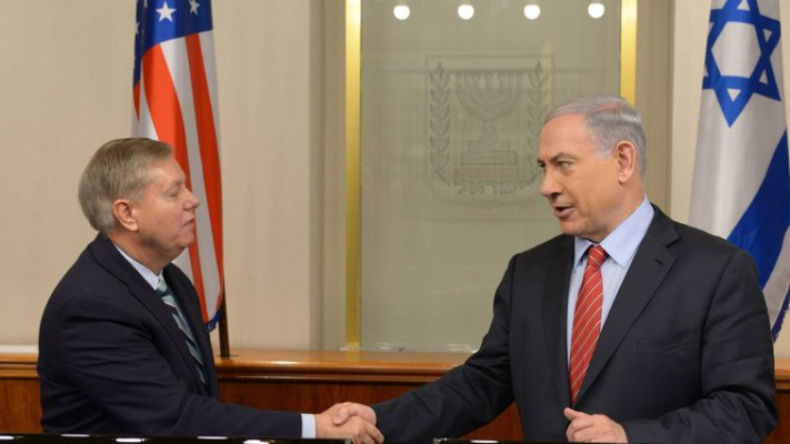 רה''מ בנימין נתניהו והסנאטור לינדזי גרהאם
