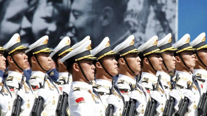 הצבא הסיני במצעד במוסקבה 