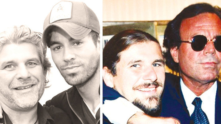 1995, חוליו איגלסיאס וסיון פרג׳. 2015, אנריקה וסיון פרג׳, הלאונג' (צילום: סיוון פרג')