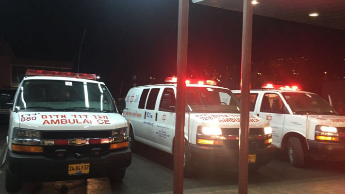 מקבלים את הפצועים בביה''ח זיו בצפת