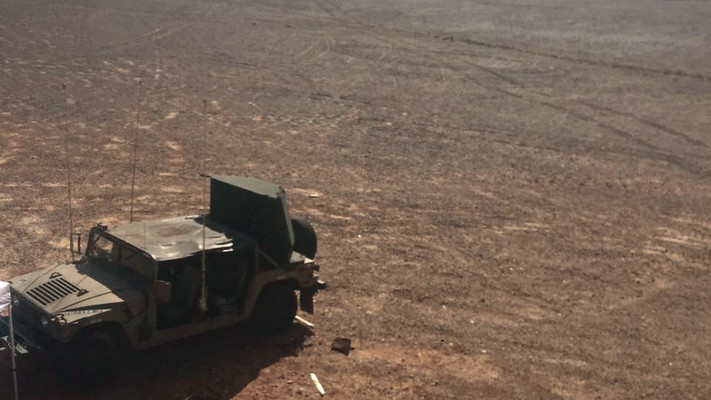 Radar « Magan Rukh », zone militaire (photo : porte-parole de Tsahal)