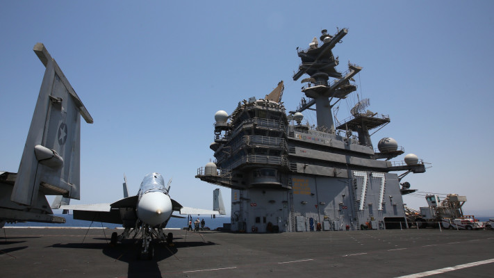 נושאת המטוסים האמריקאית בישראל