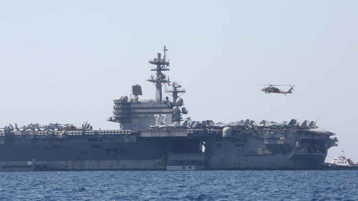 נושאת המטוסים האמריקאית בישראל (צילום: מרק ישראל סלם)