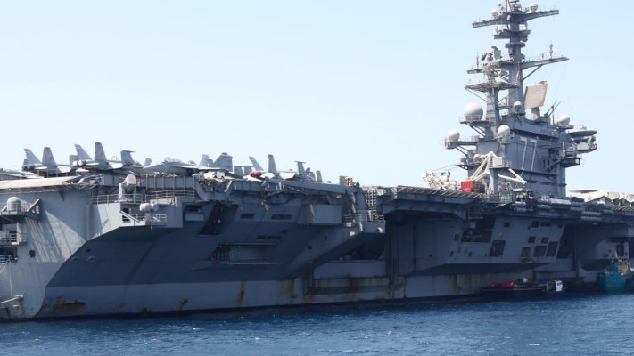 נושאת המטוסים האמריקאית בישראל