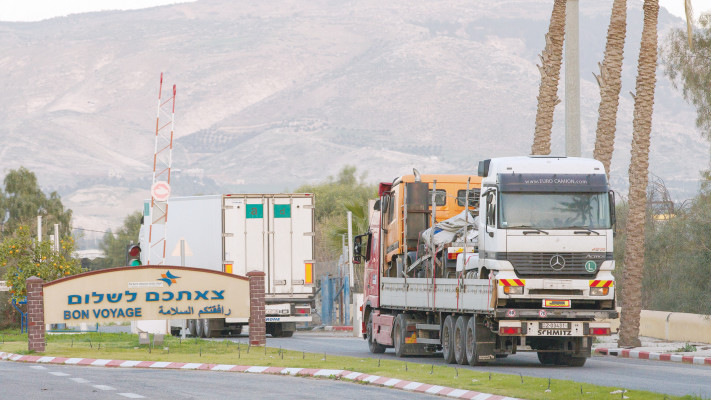 גשר חוסיין במעבר הגבול בין ירדן וישראל (צילום: רויטרס)