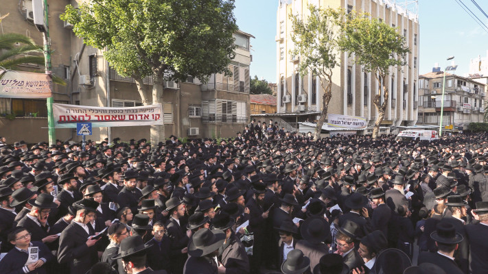הפגנת חרדים בבני ברק