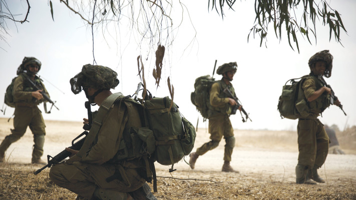 חיילי צה''ל בצוק איתן (צילום: הדס פרוש , פלאש 90)