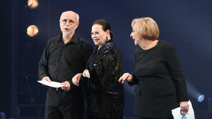 ליא קניג, גילה אלמגור, יעקב כהן (צילום: אבשלום ששוני)