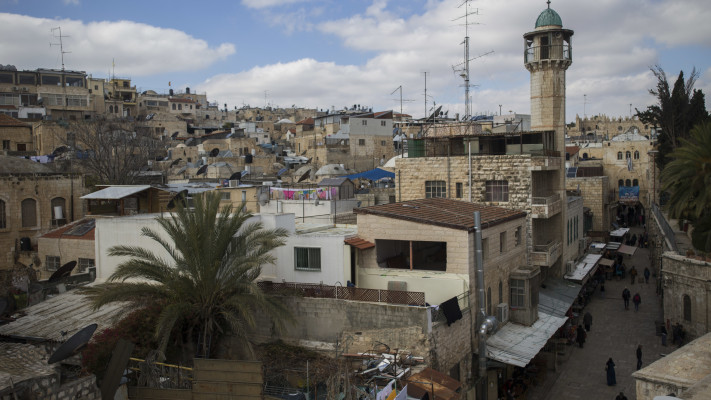 מסגד בעיר העתיקה בירושלים (צילום: יונתן זינדל, פלאש 90)