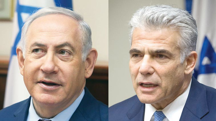 יאיר לפיד, בנימין נתניהו