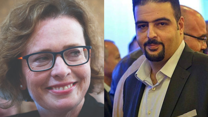 רג'א זעאתרה,  ראש עיריית חיפה לשעבר עינת קליש רותם