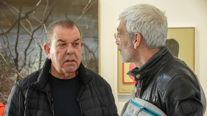 אלון שגב ויוסי לנדסמן (צילום: מיכל רביבו)