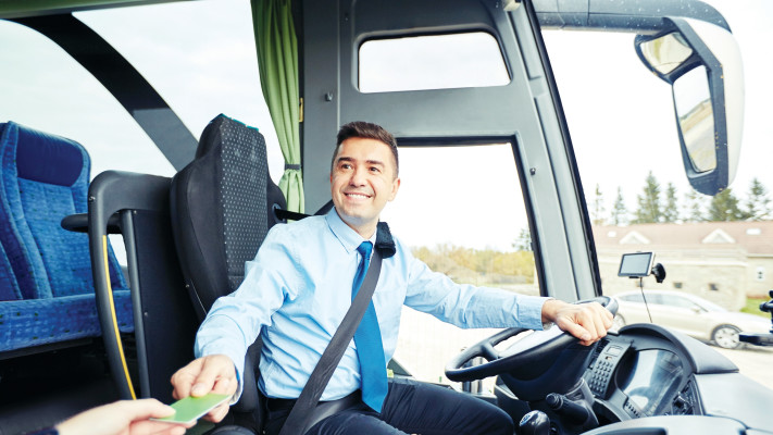 נהג אוטובוס, אילוסטרציה