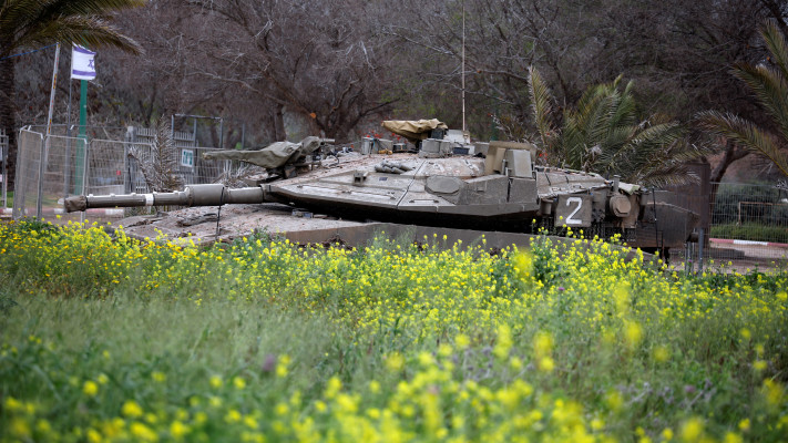 טנק בעוטף עזה
