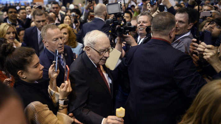 וורן באפט בכנס באוקלהומה