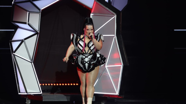 נטע ברזילי, חצי גמר האירוויזיון (צילום: אורית פניני)