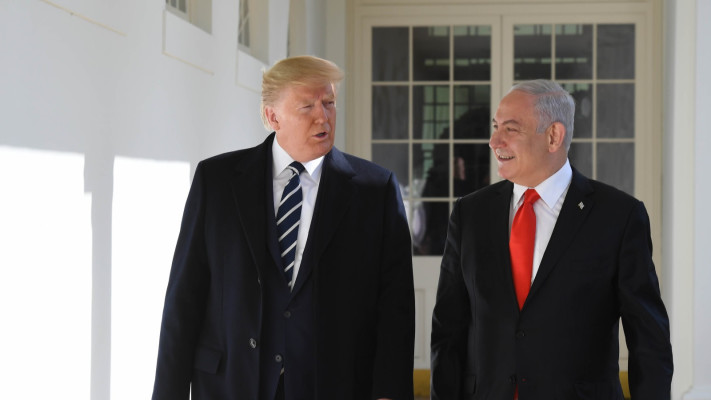 פגישת נתניהו וטראמפ 
