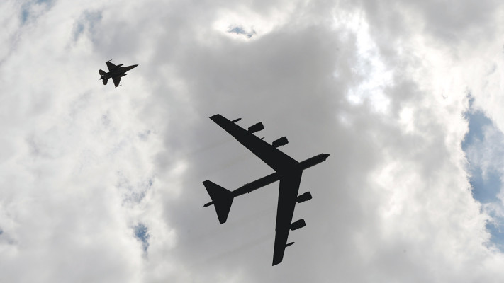 מפציצי B52 של צבא ארה''ב (צילום: רויטרס)