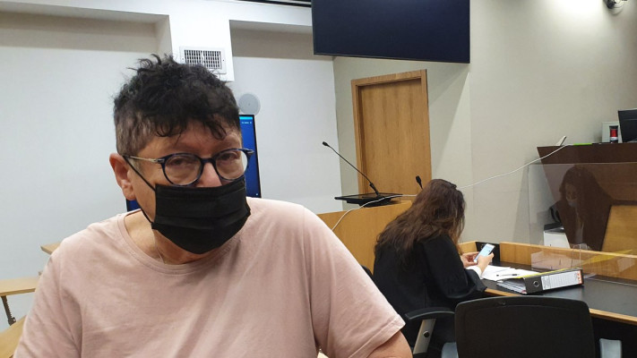 שפי פז בדיון בבית המשפט המחוזי בתל אביב