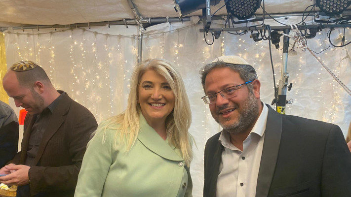 איתמר בן גביר ואסנת מארק