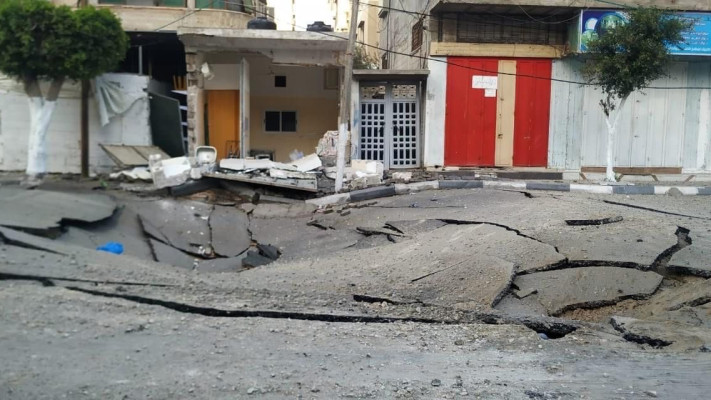 השמדת המטרו בעזה  (צילום: רשתות ערביות)