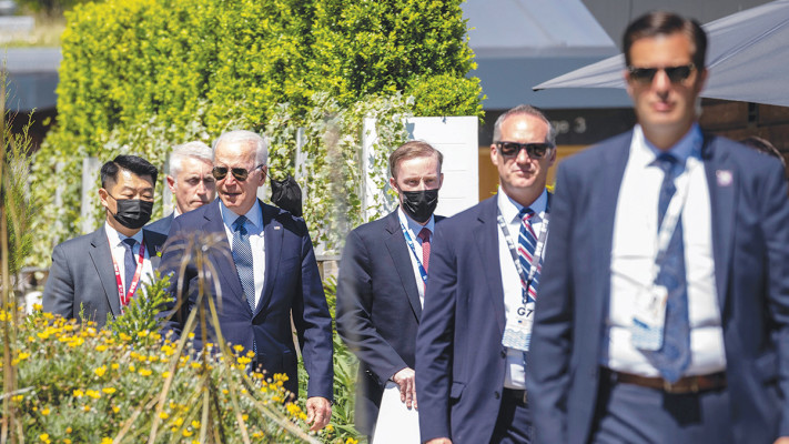 ראשי מדינות G7 בבריטניה (צילום: רויטרס)