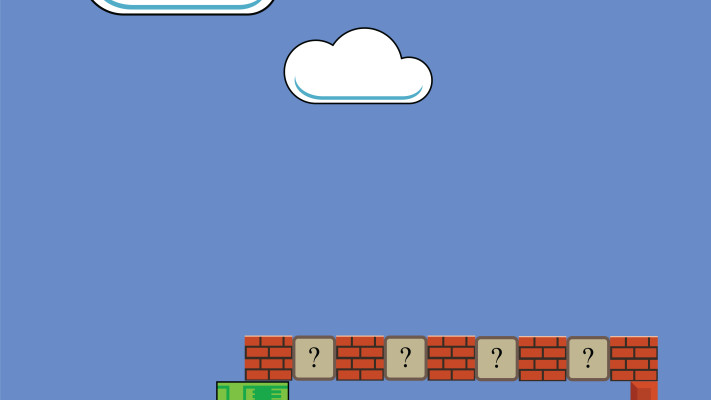 משחק המחשב סופר מריו (אילוסטרציה)