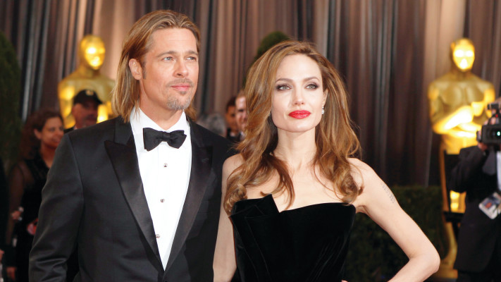 אנג'לינה ג'ולי ובראד פיט 