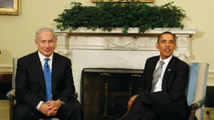 נתניהו ואובמה בבית הלבן