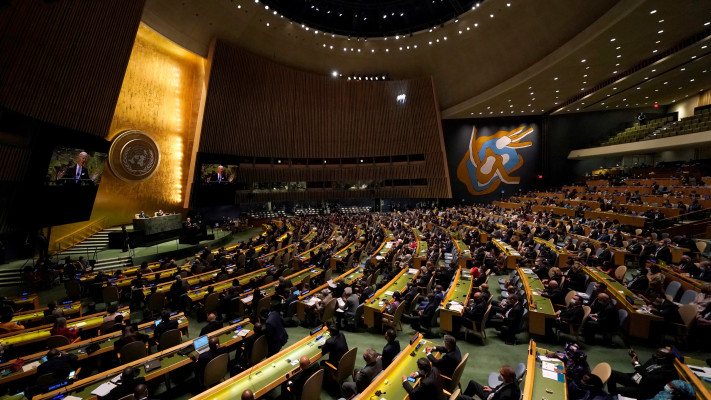 האסיפה הכללית של האו''ם (צילום: Timothy A. Clary/Pool via REUTERS)