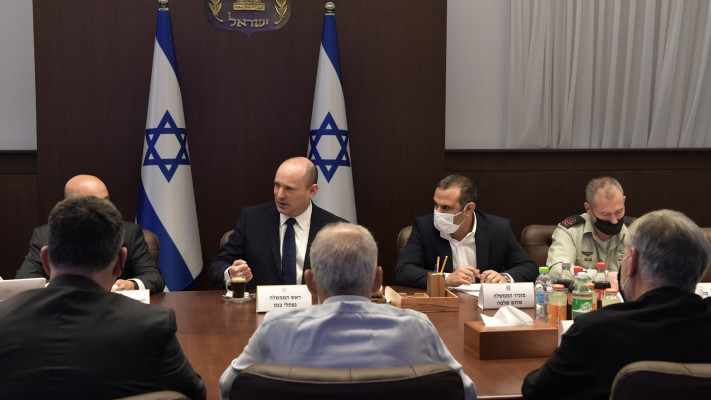 נפתלי בנט בישיבת צוות השרים למאבק בפשיעה ובאלימות בחברה הערבית