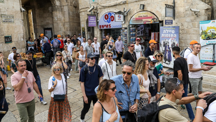 תיירים בירושלים