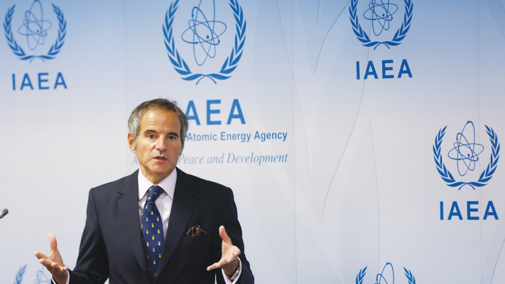 רפאל גרוסי, מנכ''ל הסוכנות הבינלאומית לאנרגיה אטומית (סבא''א) (צילום: רויטרס)