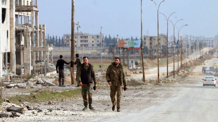 חיילי צבא סוריה (צילום: SANA/Handout via REUTERS)