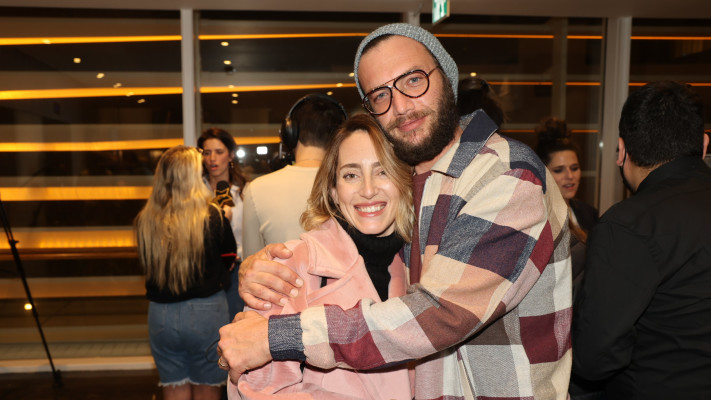 עוז זהבי ובת הזוג (צילום: רפי דלויה)
