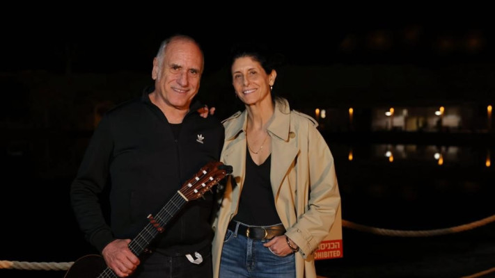 נילי לוטן ודיויד ברוזה (צילום: זיו ברק)