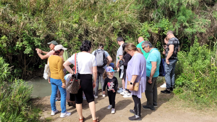 מטיילים בשמורת עין אפק