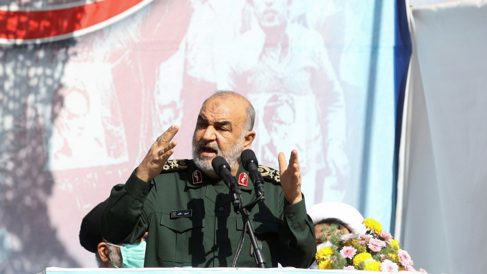 מפקד משמרות המהפכה של איראן, חוסיין סלאמי (צילום: רויטרס)