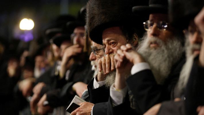 ההילולה בהר מירון (צילום: REUTERS/Amir Cohen)