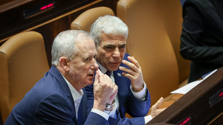 יאיר לפיד ובני גנץ