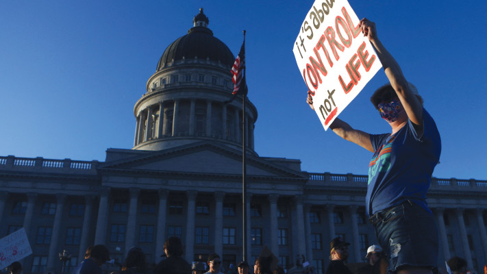 מחאה הפלות מול בית המשפט העליון בוושינגטון 