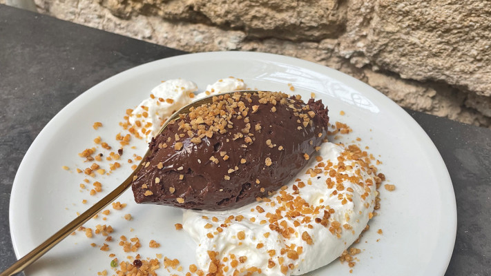 מוס שוקולד ולרונה