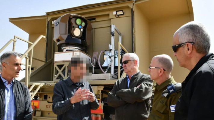 מערכת הלייזר ''מגן אור'' ליירוט כטב''מים, ארכיון (צילום: אלעד מלכה)