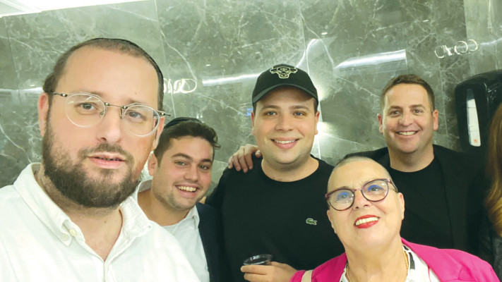 חני בליוויס, נבו כץ, טופז לוק, ישראל כהן ובנצי רוטנברג (צילום: צילום פרטי)