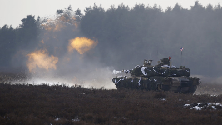 טנק M1 אברמס (צילום: REUTERS/Kacper Pempel)