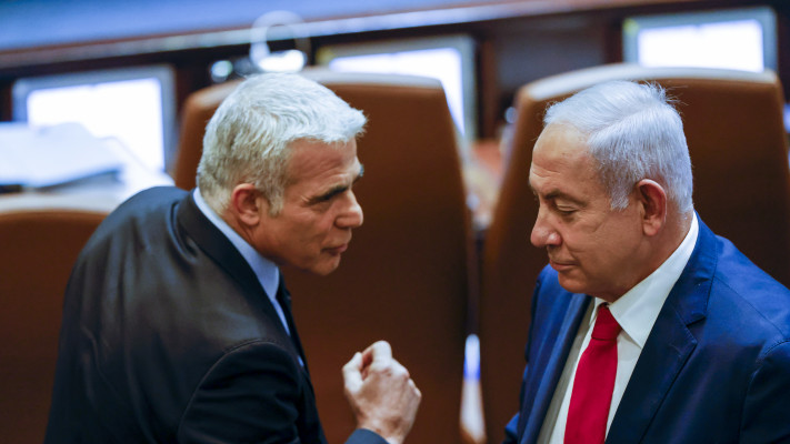 ממד פוליטי. בנימין נתניהו ויאיר לפיד