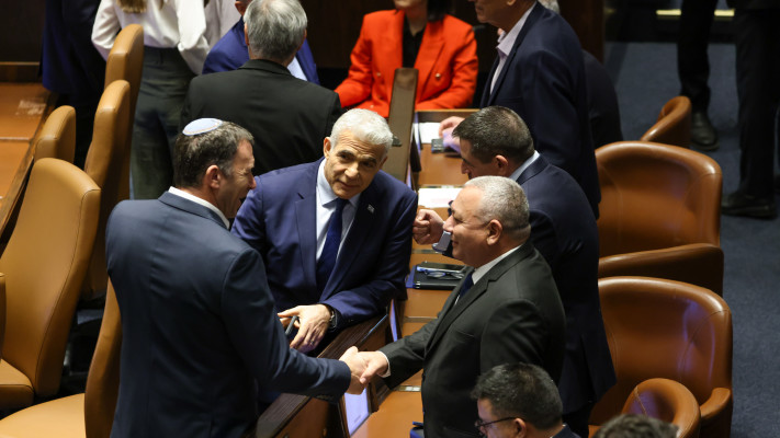 יו''ר האופוזיציה יאיר לפיד 