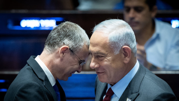 יריב לוין ובנימין נתניהו